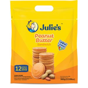 Julie’s Peanut Butter Biscuits 360g (12s x 30g )